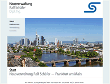 Tablet Screenshot of hvschaefer-ffm.de